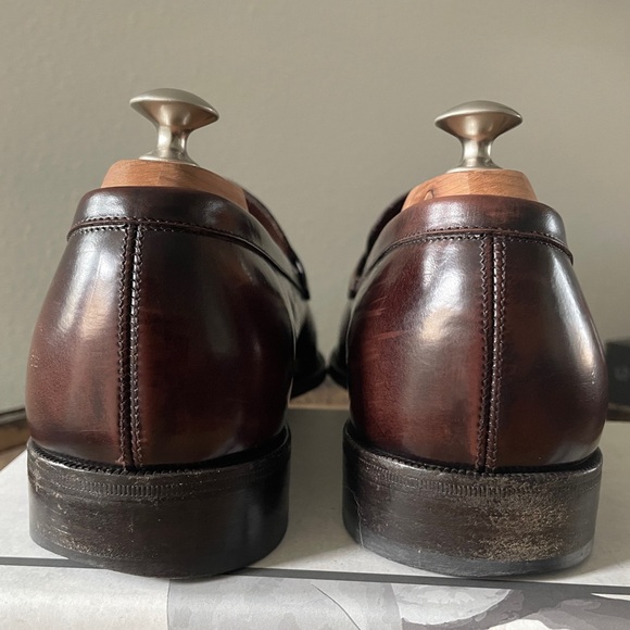 Ferragamo Men’s Slip-On Loafers - Dark Brown, Size 8D - Picture 9 of 12